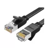 UGREEN NW101 (50187) Cat-6 U/UTP 5 Meter Black Network Cable, Flat Patch Cord